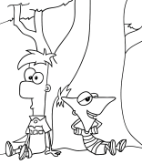 Phineas ir Ferb Internetinis Dažymas